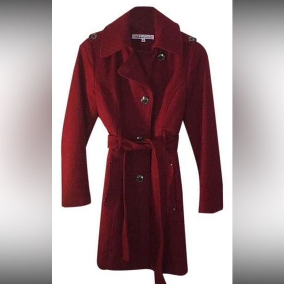 Kenneth Cole - Red Peacoat - size 6 - Picture 1 of 1